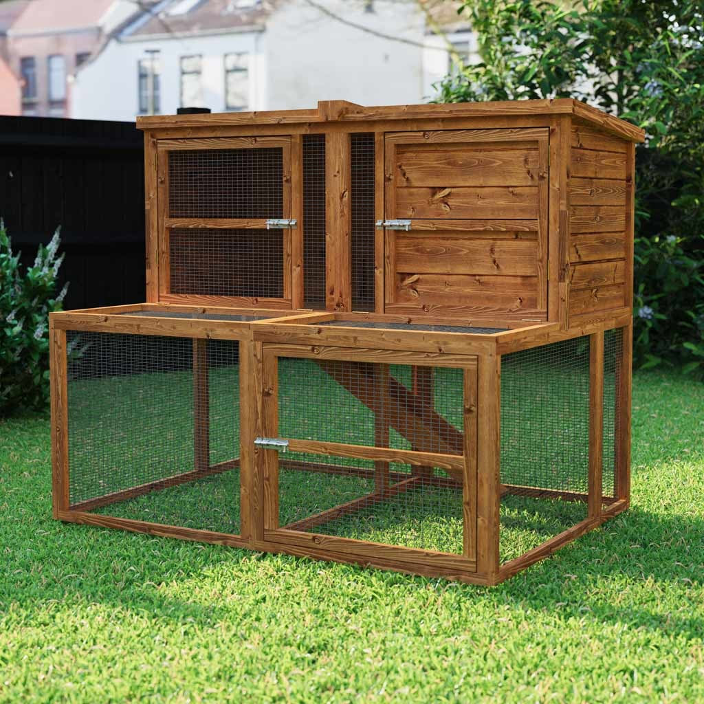 Guinea pig hutch with run hotsell