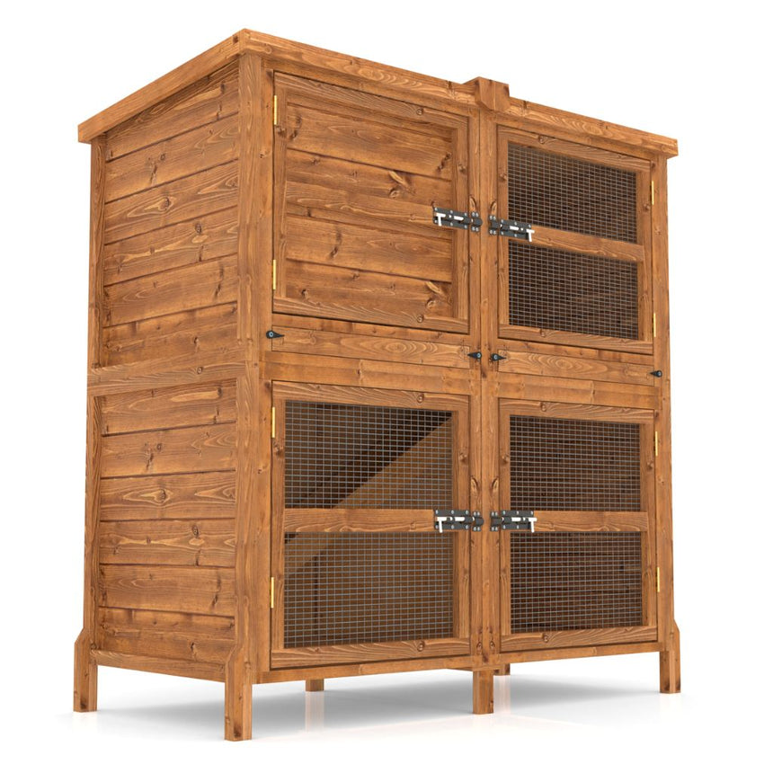 4ft Chartwell Double Luxury Rabbit Hutch