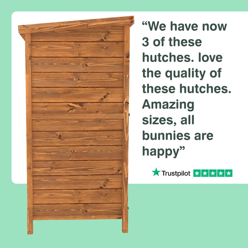 6ft Chartwell Two Tier Rabbit Hutch - Two Separate Living Areas To Keep Pets Apart