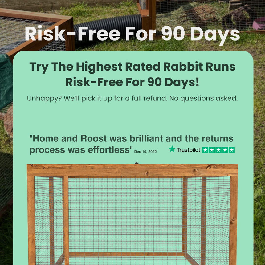 6ft Rabbit Run With Burrow Portal And Tunnel System