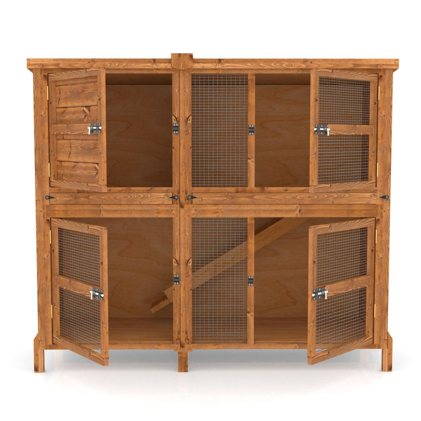 5ft Chartwell Double Rabbit Hutch