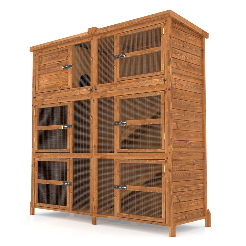 6ft Triple Chartwell Guinea Pig Hutch