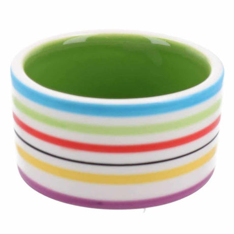 Rainbow Bowl 3" | Brighten Up Your Pet's Home With This Fun and Colourful Design - Home & Roost