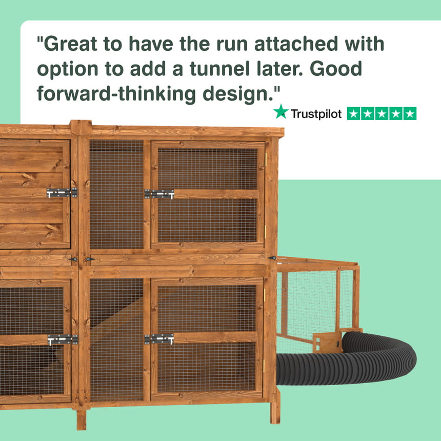 5ft Chartwell Double Rabbit Hutch