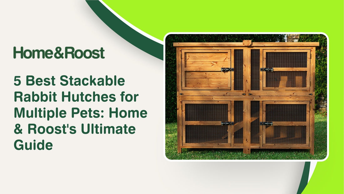 5 Best Stackable Rabbit Hutches for Multiple Pets: Home & Roost's Ultimate Guide