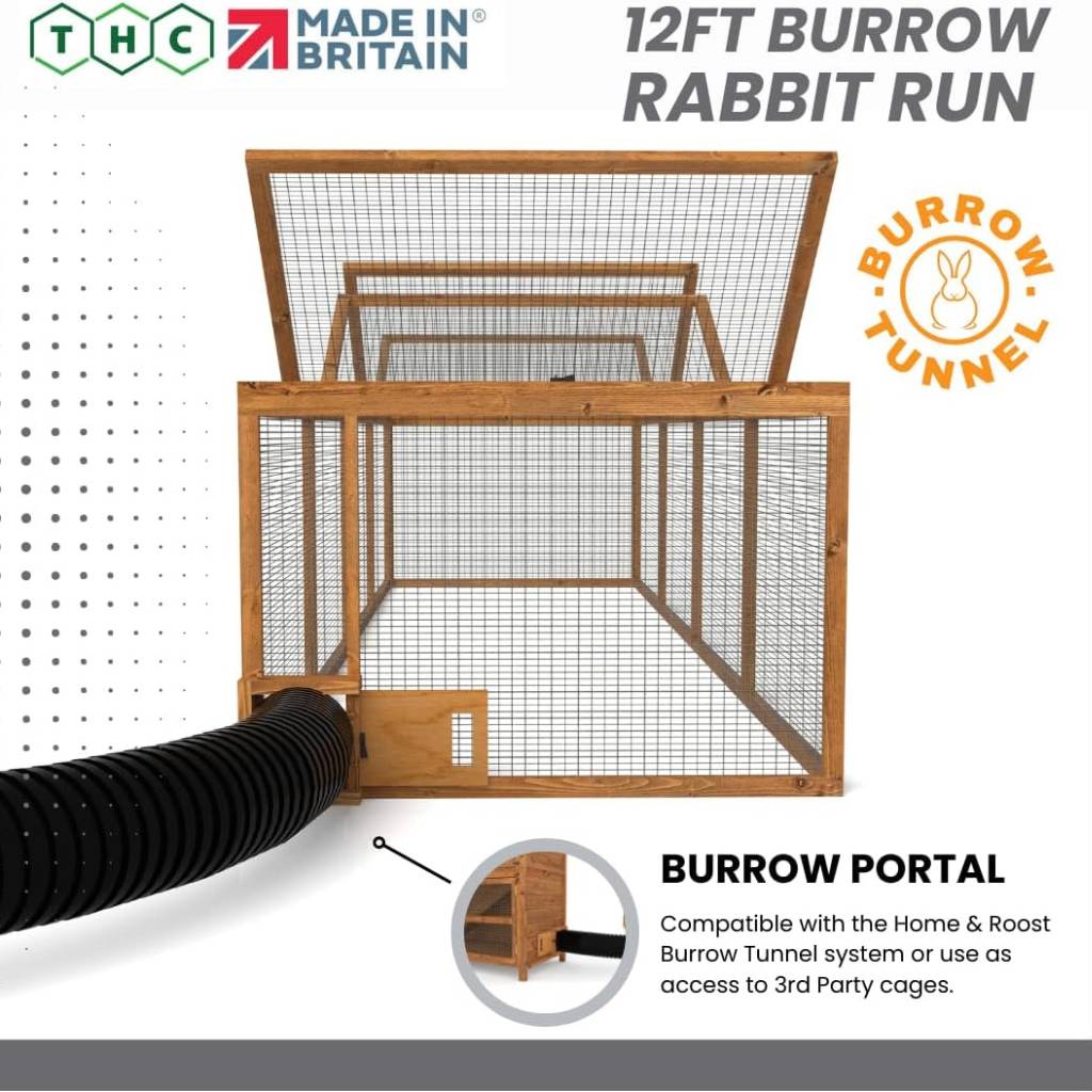 12ft Rabbit Run With Burrow Portal