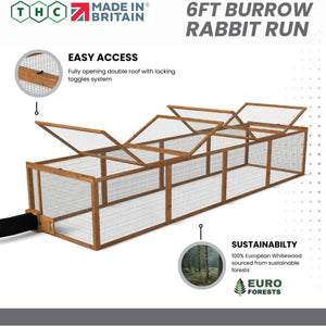 12ft Rabbit Run With Burrow Portal