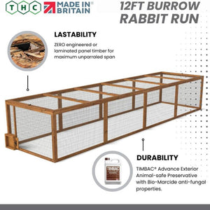 12ft Rabbit Run With Burrow Portal