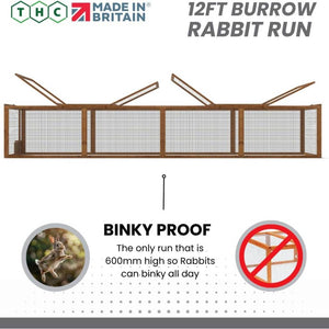 12ft Rabbit Run With Burrow Portal