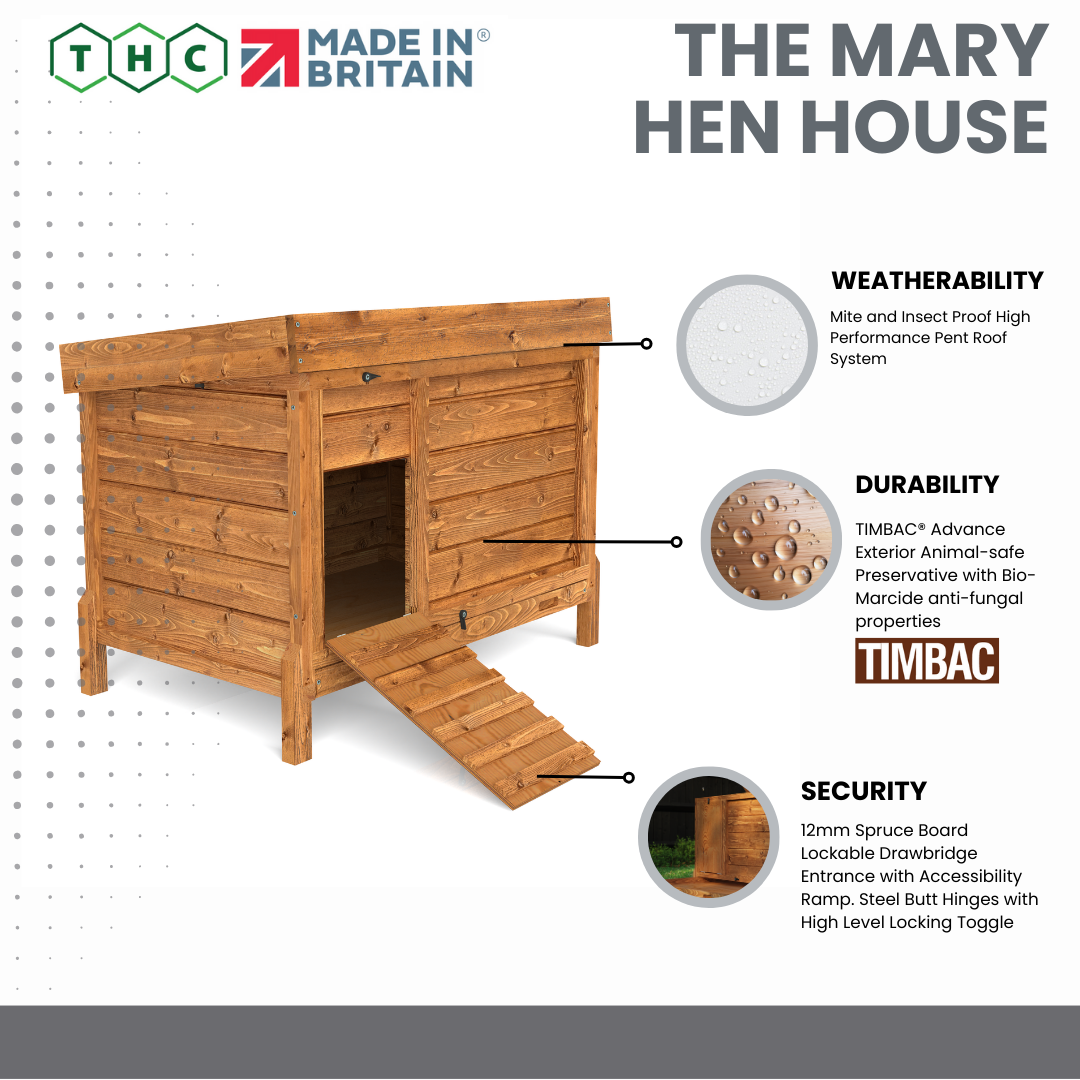 3ft Mary Hen House