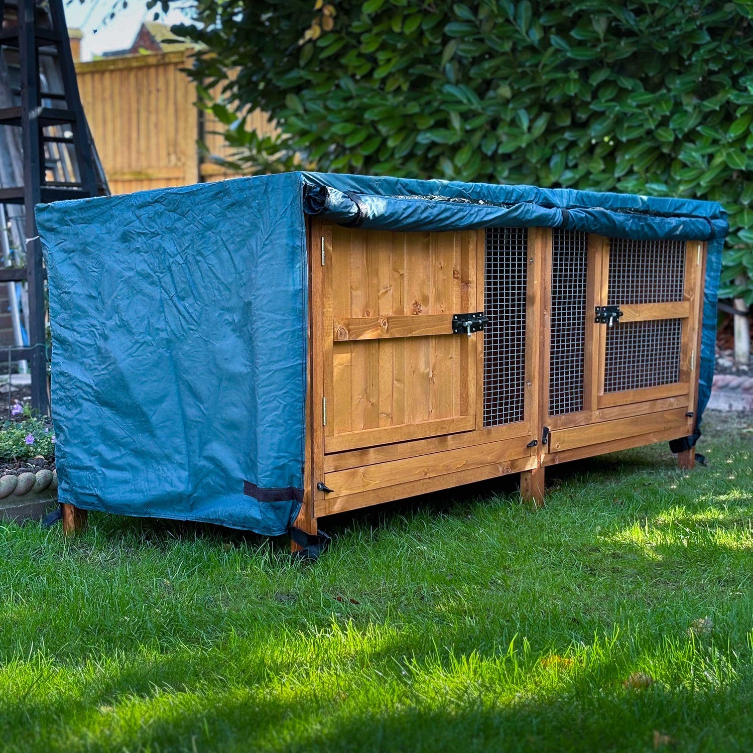 Wooden Rabbit Hutches für Outdoor Indoor mit 2 Story Bunny Cage Pet House für Gu Wooden Rabbit Hutches für Outdoor Indoor mit 2 Story Bunny Cage Pet House für Gu