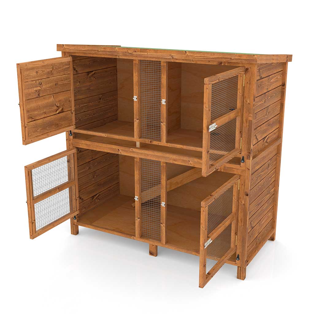 Roost Rabbit 4ft Chartwell Rabbit Hutch | Free Floor Protection + Free Shipping ...
