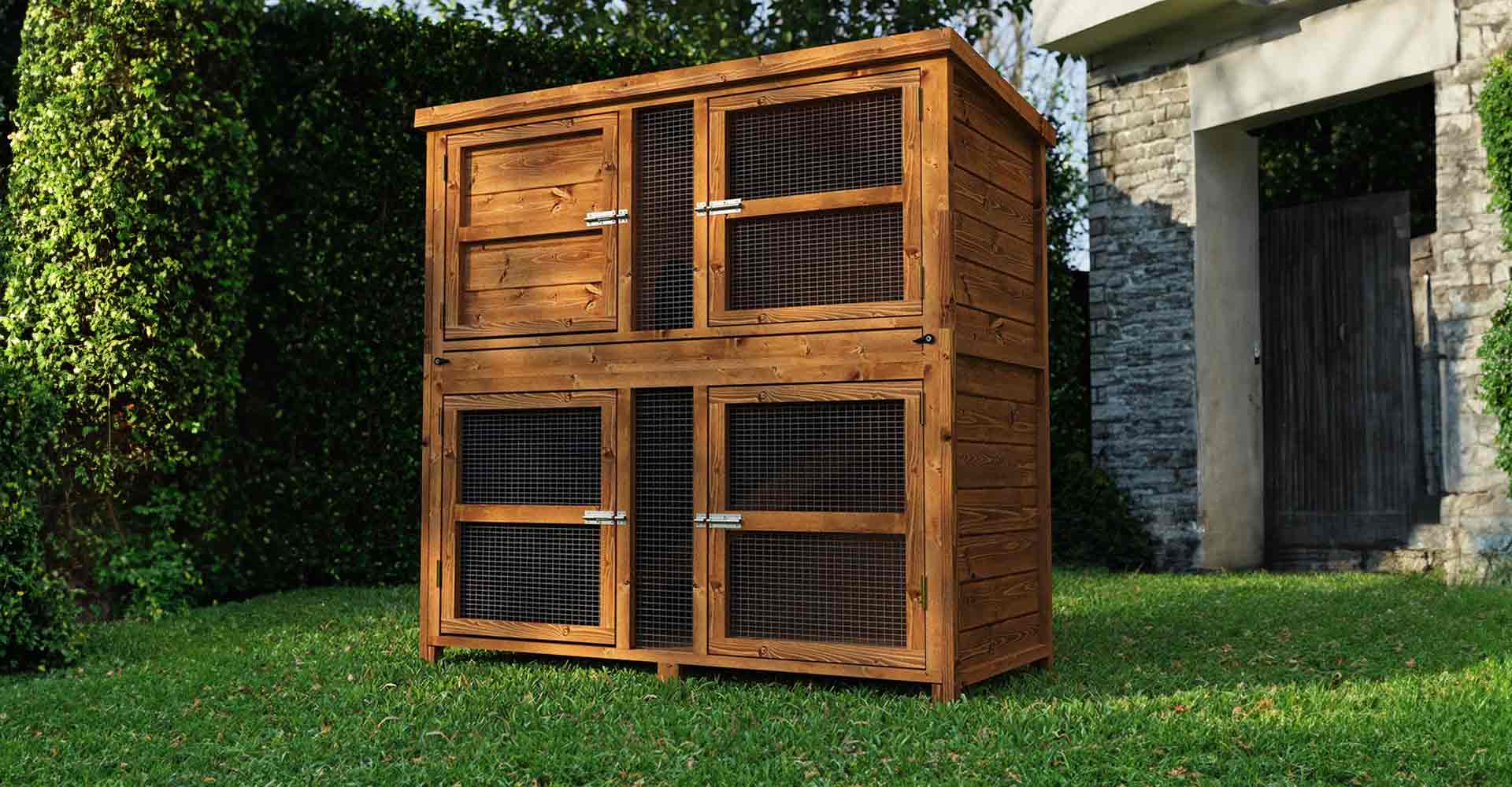 4ft Rabbit Hutches Top Rated Spacious Secure Buy Now Home Roost