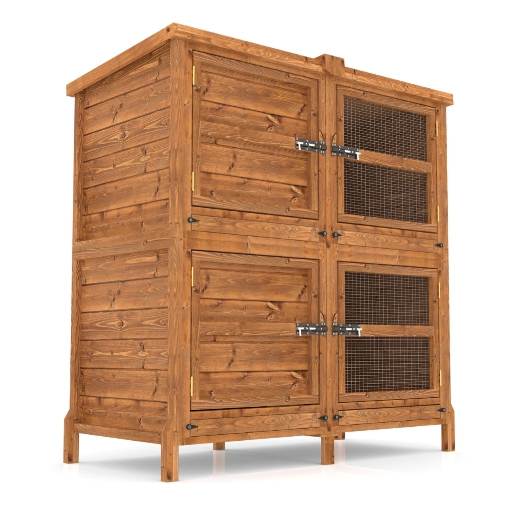 4ft Chartwell 2 Tier Guinea Pig Hutch for keeping your Pets separate
