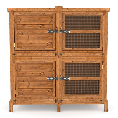 Chartwell 4ft Two Tier Rabbit Hutch For Keeping Pets Separate