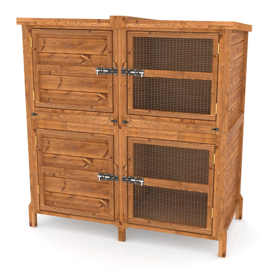 4ft Chartwell Double Luxury Rabbit Hutch
