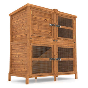 4ft Chartwell Double Luxury Rabbit Hutch