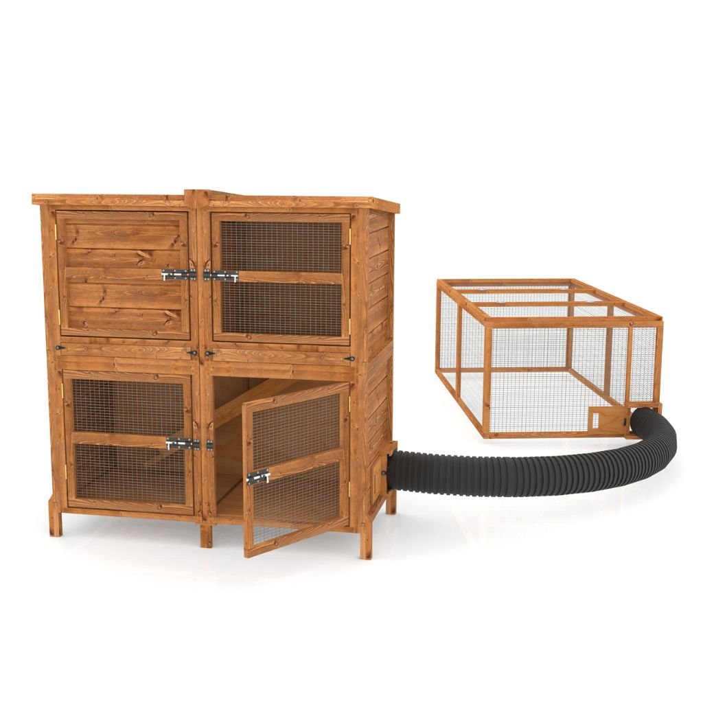 4ft Chartwell Double Luxury Rabbit Hutch