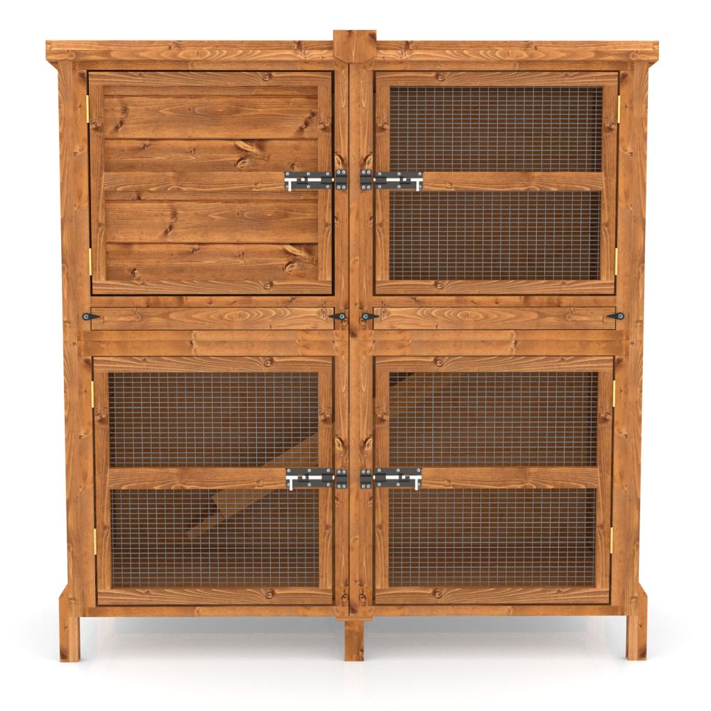 4ft Chartwell Double Luxury Rabbit Hutch