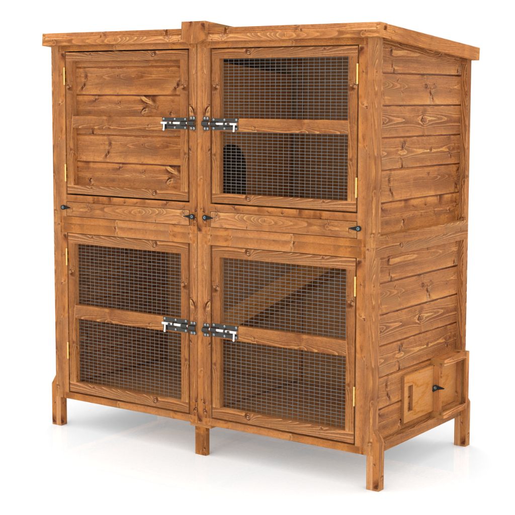 4ft Chartwell Double Luxury Rabbit Hutch