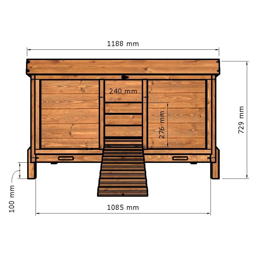 4ft Mary Hen House