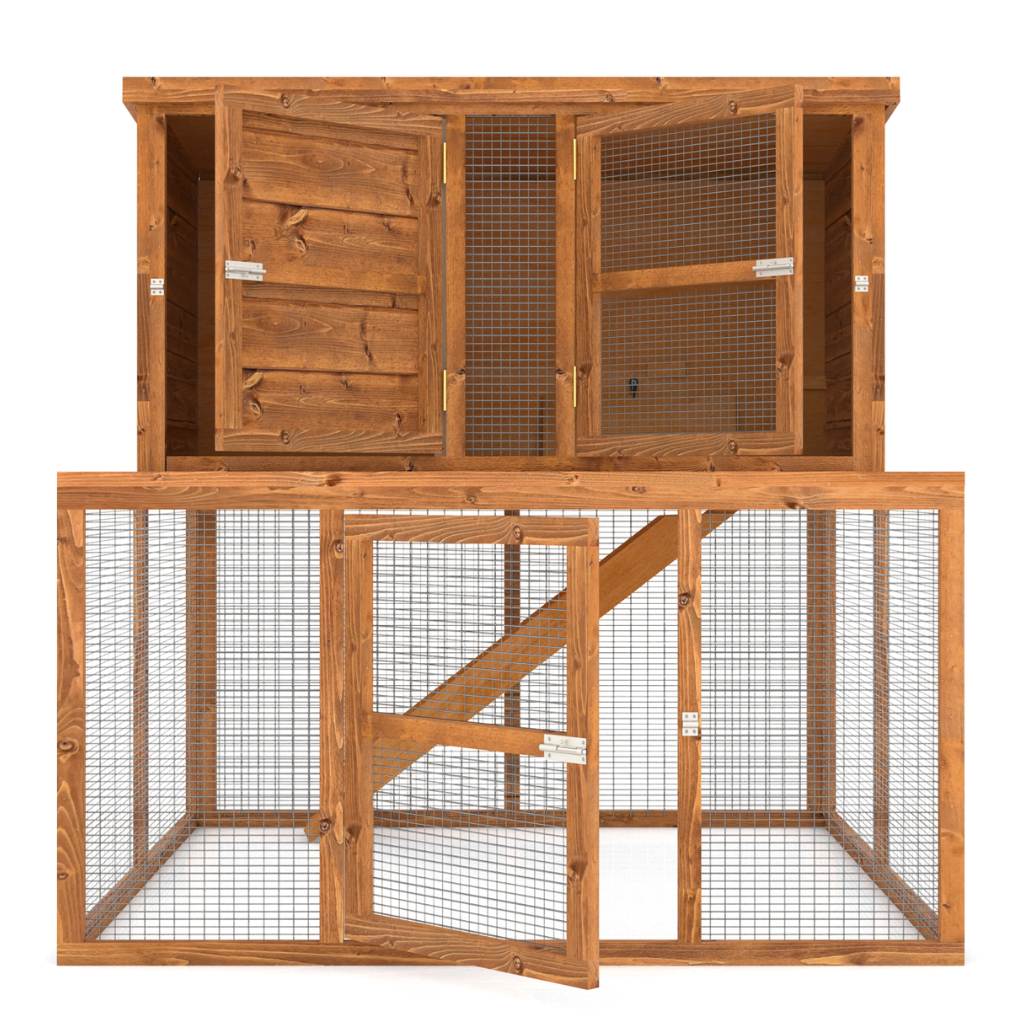 4ft Kendal Guinea Pig Hutch and Run Combo