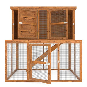 4ft Kendal Rabbit Hutch and Run Combo