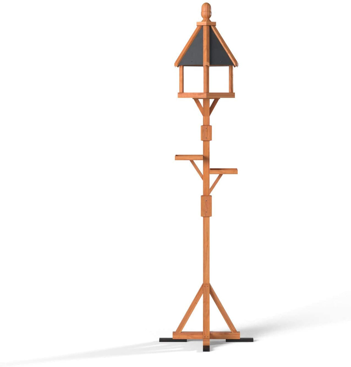 Ballycastle XL Deluxe Bird Table | More Height, More Feeding Platforms, More Stability! | Delivered in 4 Easily Assembled Parts