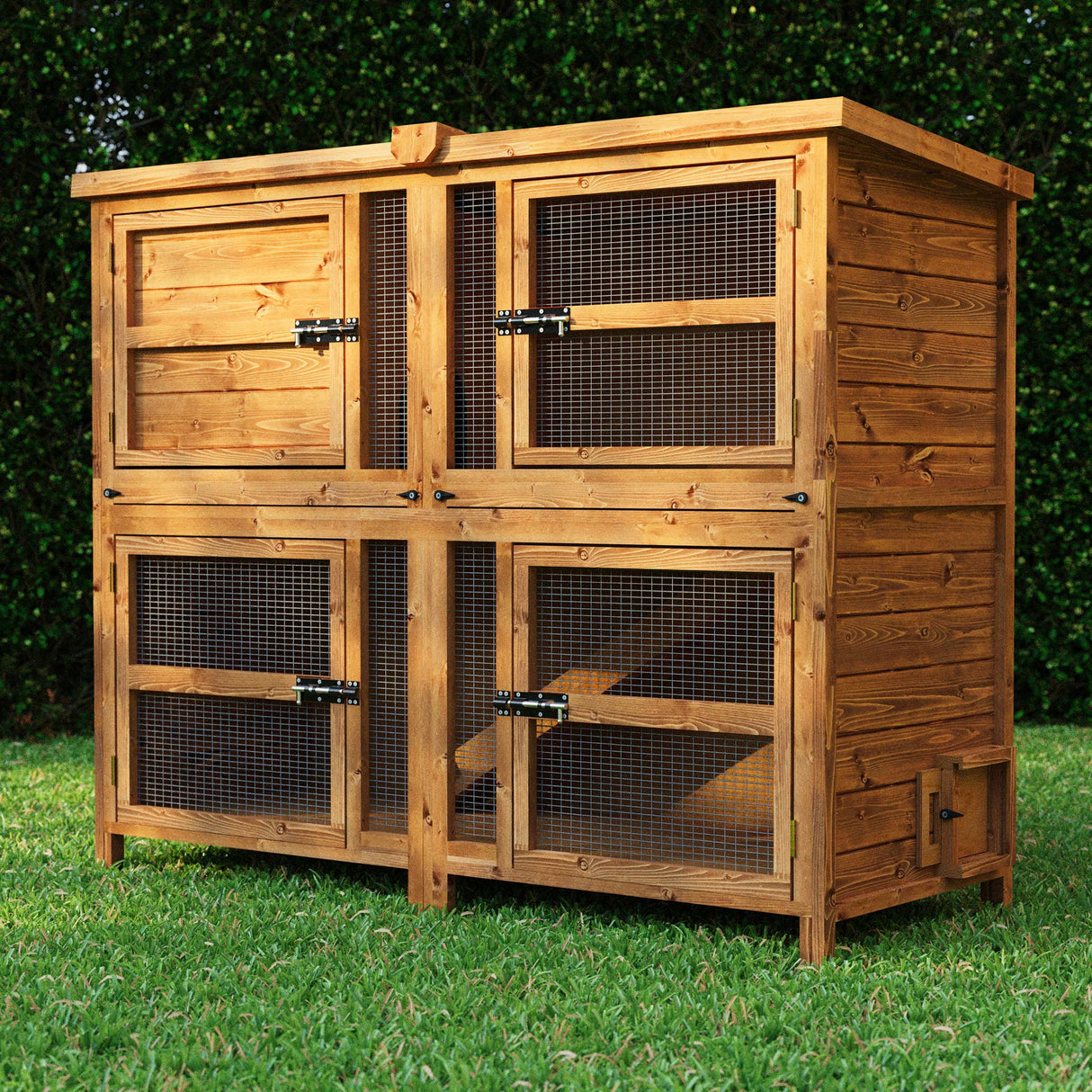 5ft double rabbit hutch