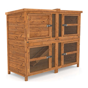 5ft Chartwell Double Rabbit Hutch