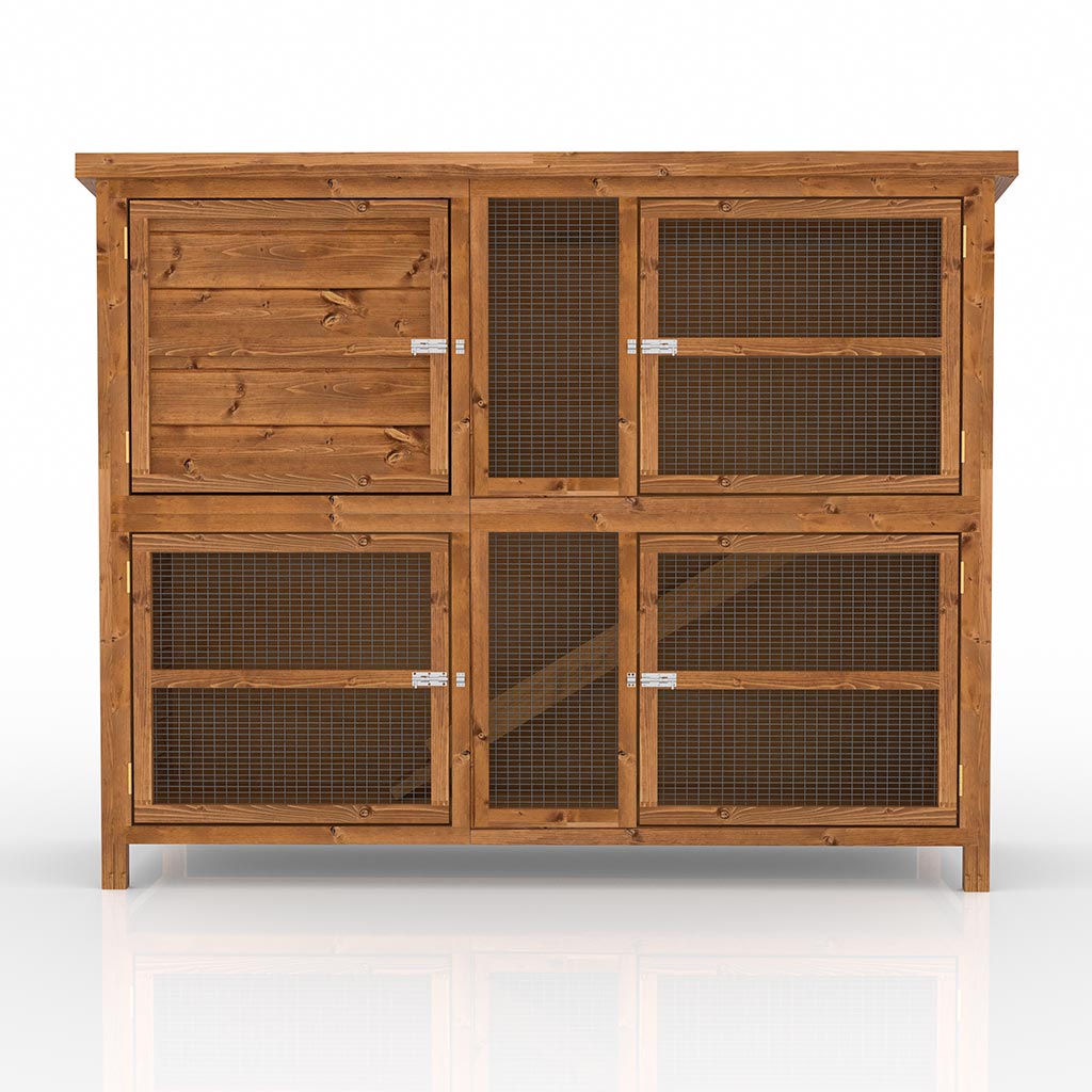 5ft Double Rabbit Hutch | Free Floor Shield Bonus | Shop Today – Home ...
