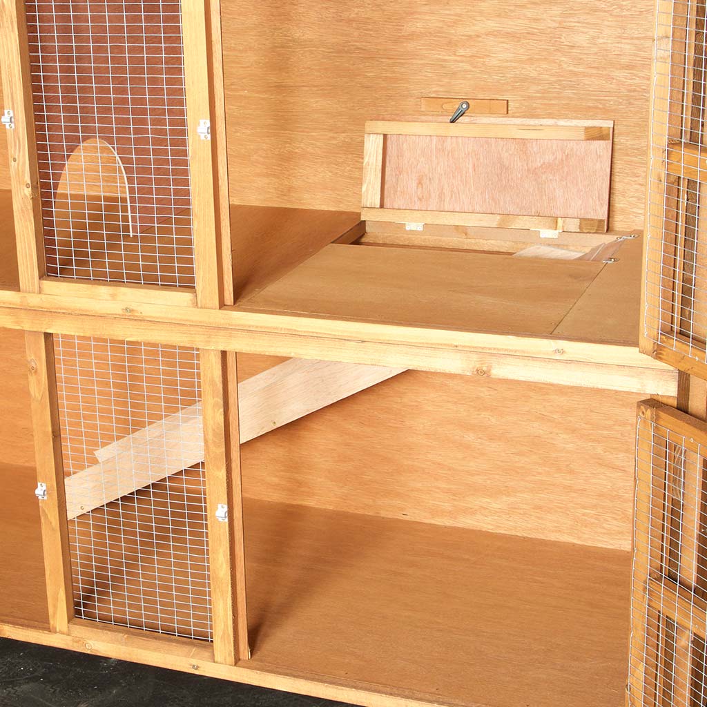 The Sandhurst 5ft Double Rabbit Hutch