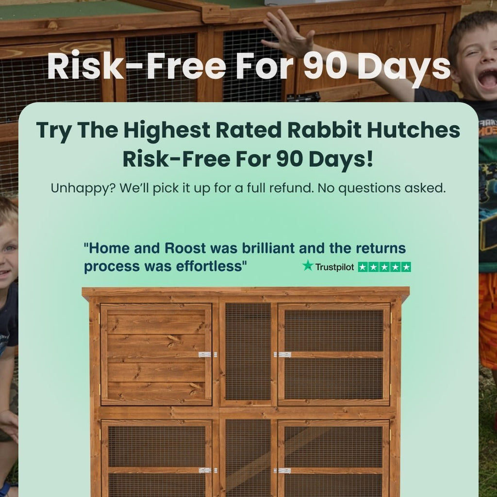 The Sandhurst 5ft Double Rabbit Hutch
