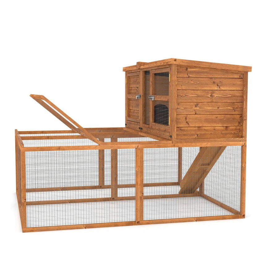 5ft Kendal Luxury Rabbit Hutch and Run Combo