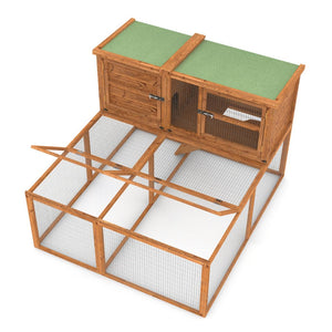 5ft Kendal Luxury Guinea Pig Hutch and Run Combo