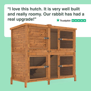 5ft Chartwell Double Rabbit Hutch