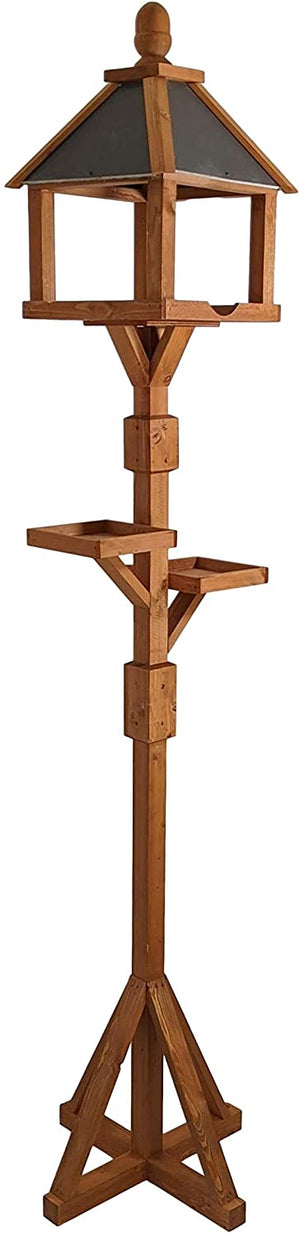 Kinloch Deluxe 7ft Bird Table | Slate Effect Roof | One Of The Tallest Bird Tables Around!