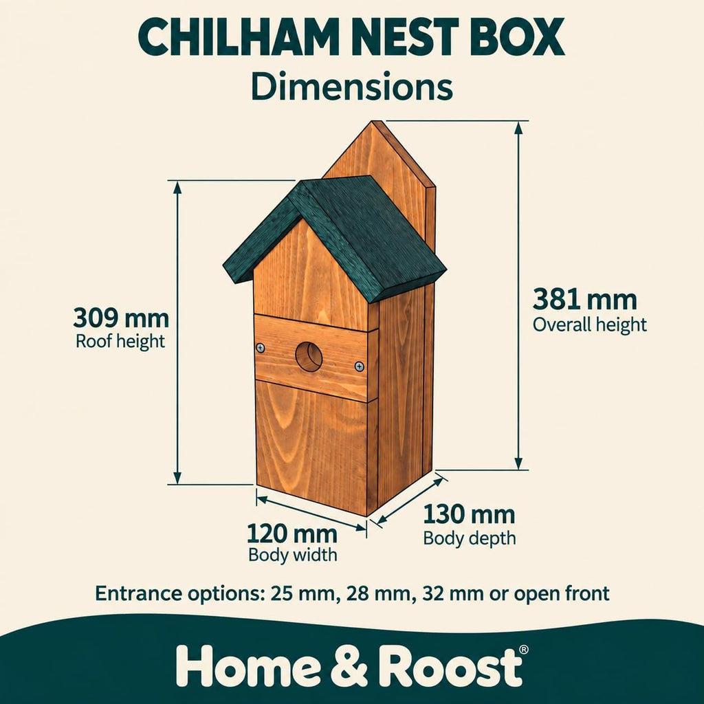 Chilham Multi Nest Box With 3 Interchangeable Panels