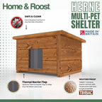 Herne Multi-Pet Animal Shelter With Twin Entrances