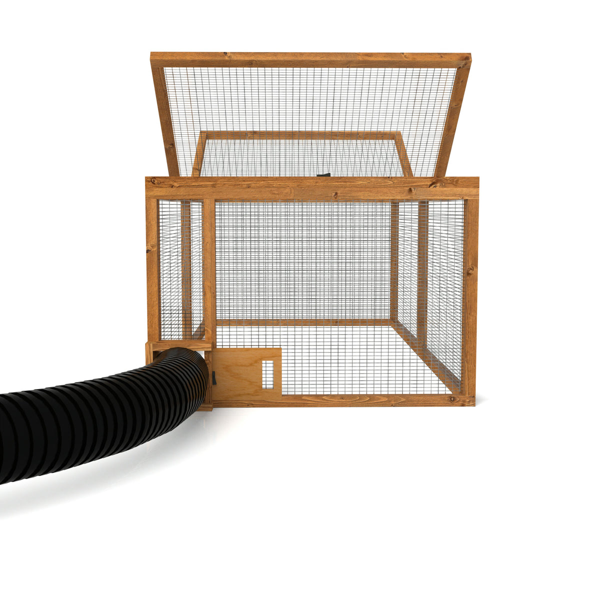 6ft Heavy Duty Rabbit Run With Burrow Portal And Tunnel System | Extra Strong Wire