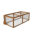6ft Heavy Duty Rabbit Run With Burrow Portal And Tunnel System | Extra Strong Wire