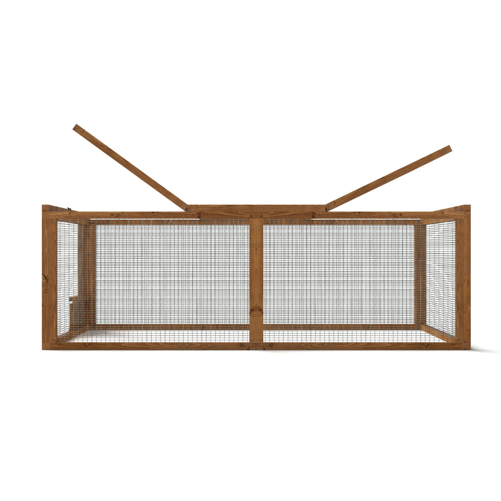 6ft Heavy Duty Rabbit Run With Burrow Portal And Tunnel System | Extra Strong Wire