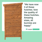 6ft Chartwell Two Tier Rabbit Hutch - Two Separate Living Areas To Keep Pets Apart