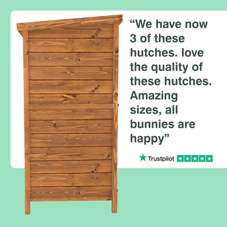 6ft Chartwell Two Tier Rabbit Hutch - Two Separate Living Areas To Keep Pets Apart