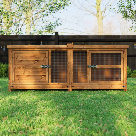 6ft Chartwell Single Luxury Rabbit Hutch