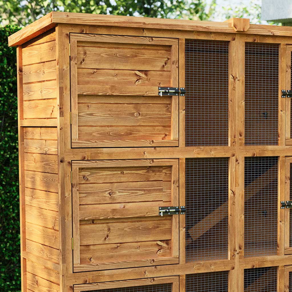 Roost Rabbit 6ft Triple Rabbit Hutch | Shop Top Rated Hutches | Free Delivery – Home ...