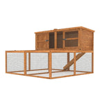 6ft Kendal Guinea Pig Hutch & Run Combo - Hutch Can Face Forward & Backwards