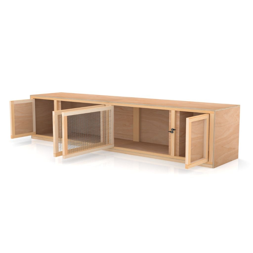 6ft Bodiam Indoor Stackable Rabbit Hutch