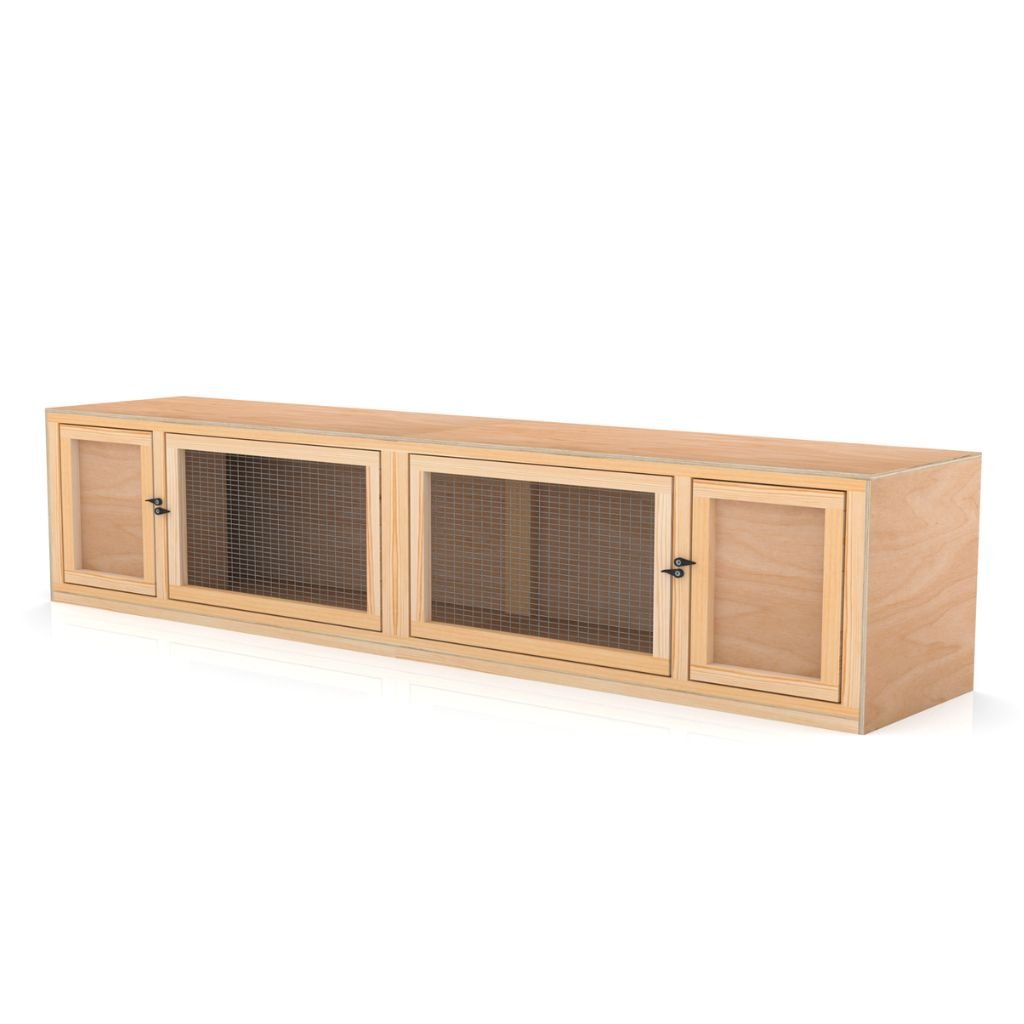 6ft Bodiam Indoor Stackable Rabbit Hutch