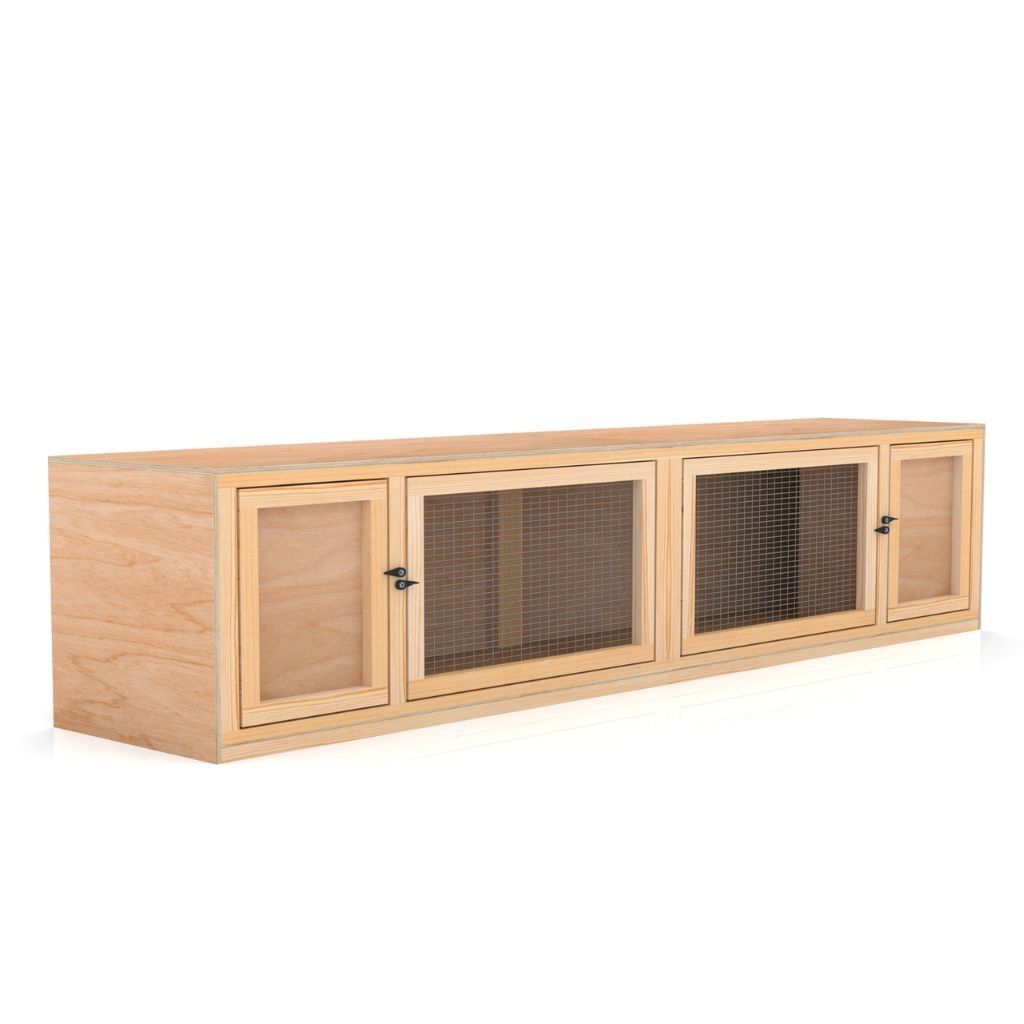 6ft Bodiam Indoor Stackable Rabbit Hutch